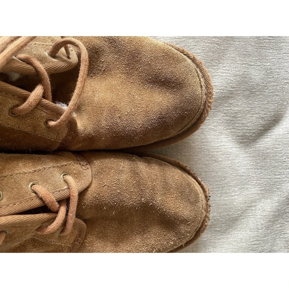 UGG Neumel II Short Chukkam Lace‎ Up Brown Boots Kids Size 3 UGG S/N 1017320K